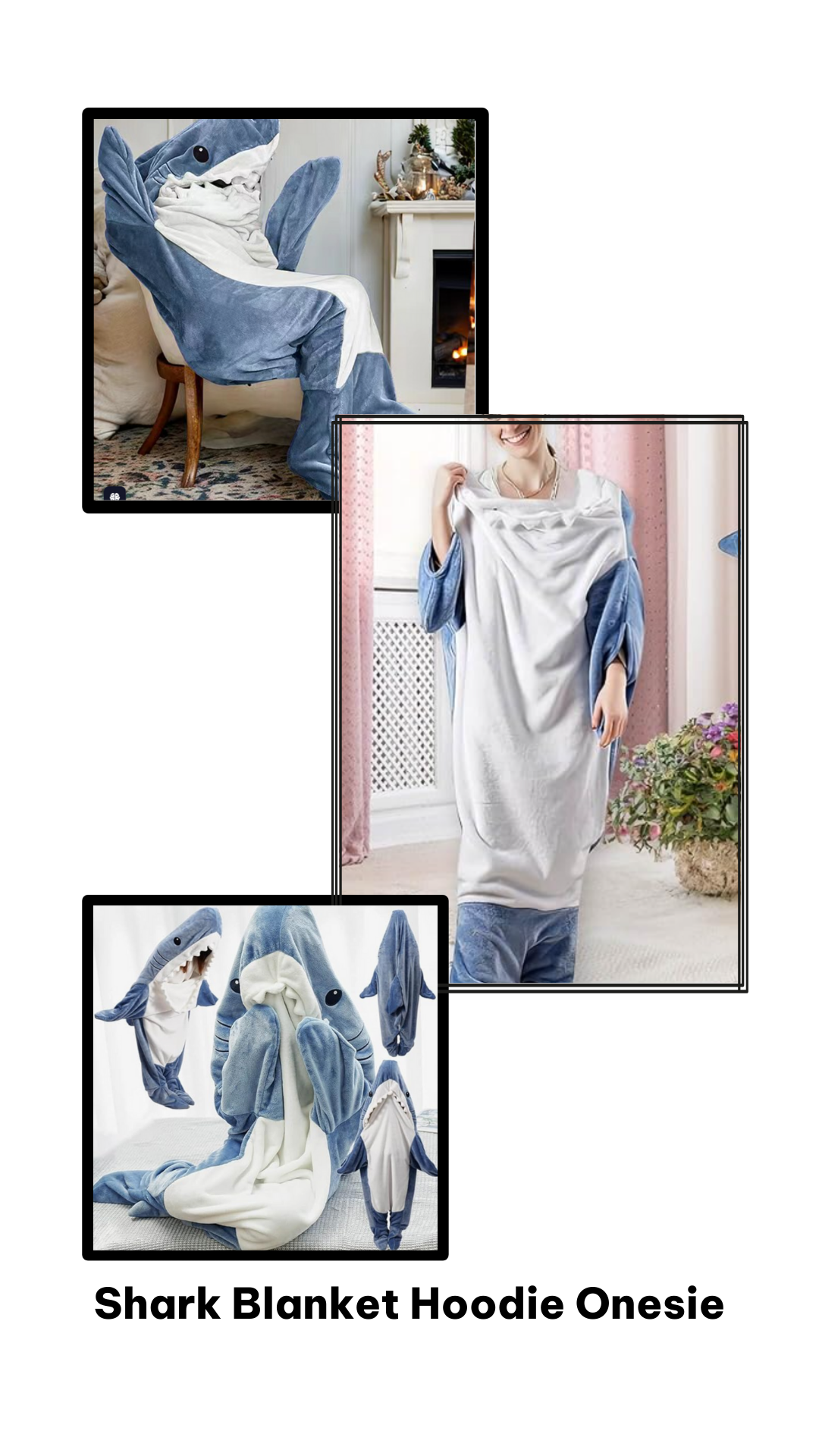 Shark Blanket Hoodie Onesie
