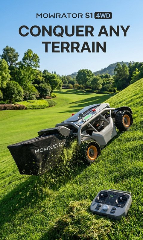 Mowrator Remote Control Lawn Mower