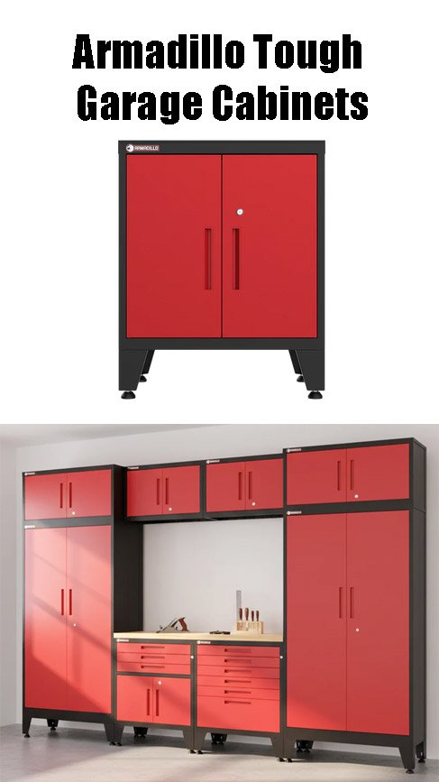 Armadillo Tough garage cabinet customer reviews